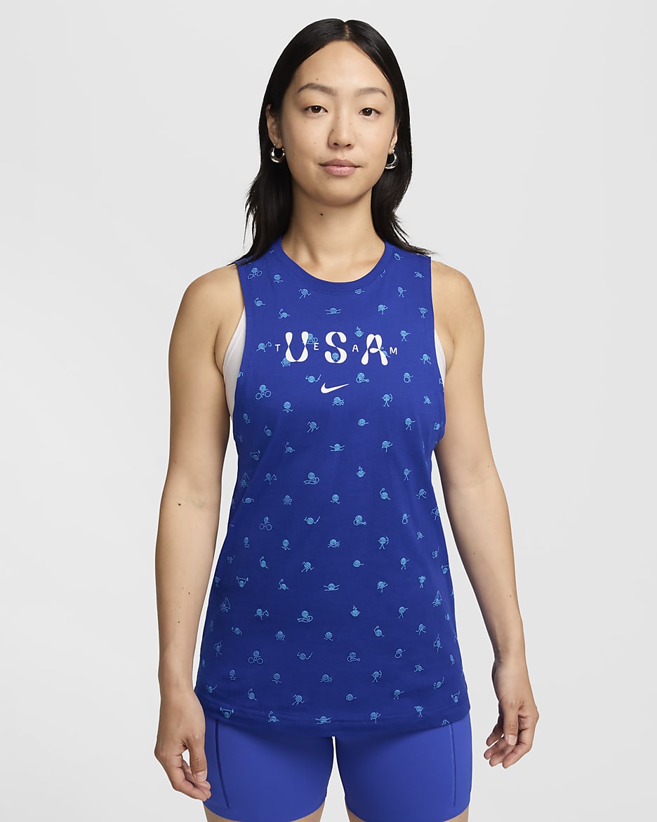 Nike women's americana stars tank top on sale